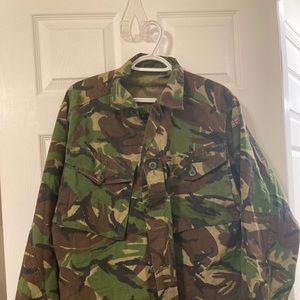 British combat jacket lightweight Woodland DP pattern
